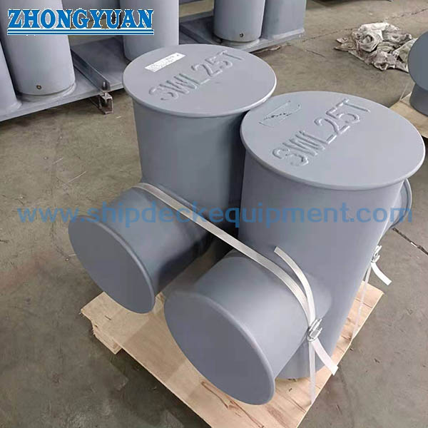 JIS F 2804-1976 Single Bitt Pipe Fabricated Ships Cross Bitt Ship Mooring Equipment