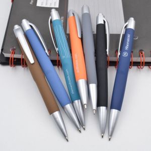 rubber sprayed Sheraton hotel plastic ball pen