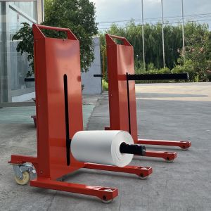 Manual Label reel lifter Equipped with gears for easy sliding Safe and