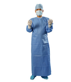 Blue Sms Pp Medical Protective Suit Medical Protective With Round Neck