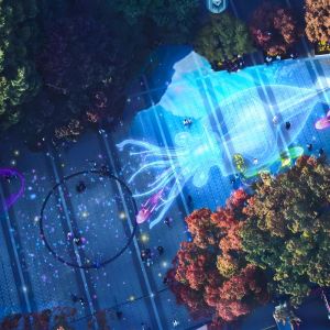 Outdoor Projector Interact Ground Lighting Interactive Floor Projection