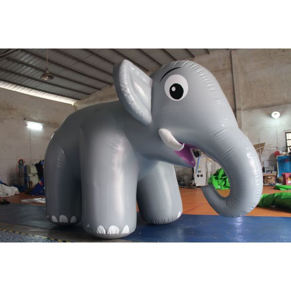Quality Customized Airtight Standing Inflatable Elephant Cartoon For Commercial Activity wholesale
