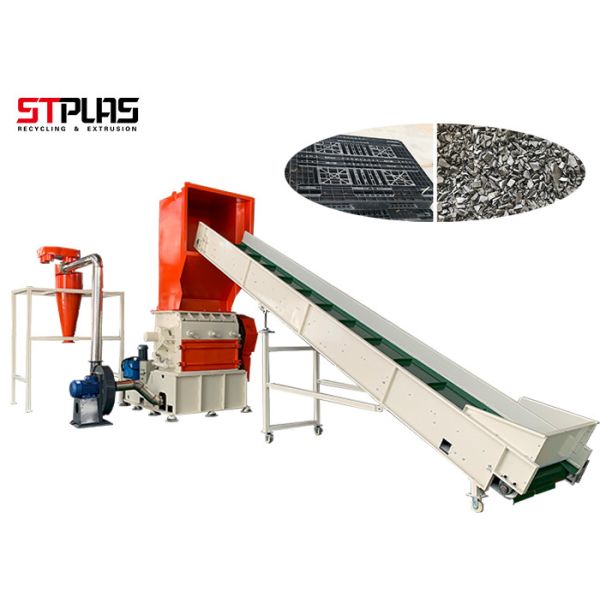 Quality Stainless Steel 2200kg / H Plastic Crusher Machine For Waste Recycle wholesale