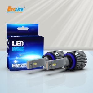 Fanless Super Bright Led Headlights H11 12V 4800LM Etclite I7FL
