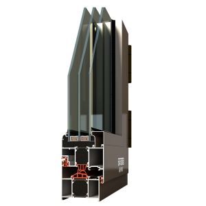 Australian Standard Aluminum Insulated Thermal Broken Casement Window with