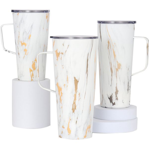 Quality 12oz Egg Shape Thermal Stainless Steel Cups Bulk Insulated Coffee Cups With Lids wholesale