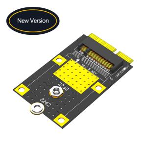 Cheap MSATA To M.2(NGFF) Key B Adapter For 2230/2242 SSD Card Adapter For Multi-System PCS Parts Kit for sale