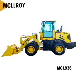 Cheap Mini Articulating Wheel Loader , Front Loader Shovel With Supercharged Engine for sale
