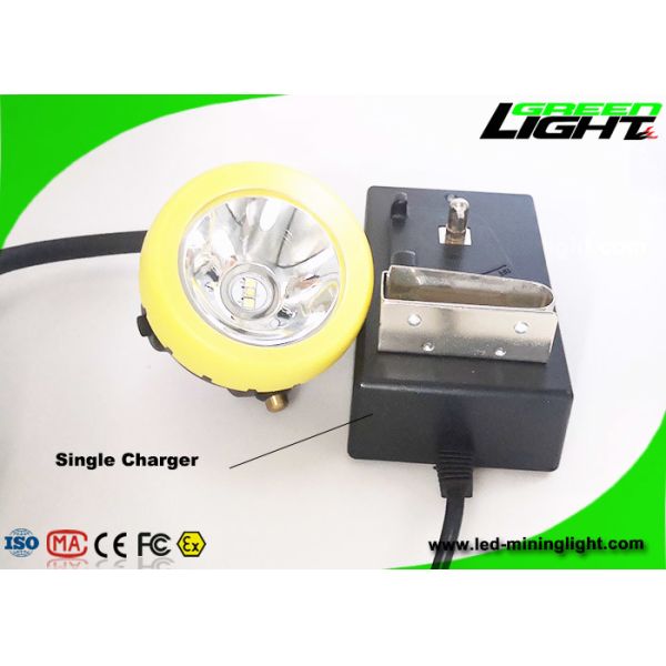 1.67W 7.8Ah Corded LED Cap Lamp USB Charging IP68 Safety 216lum