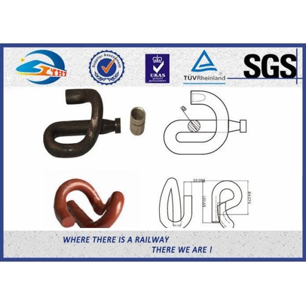 Quality DIN17221 Special E Type railroad clips  With Zinc plated , Dacromet wholesale