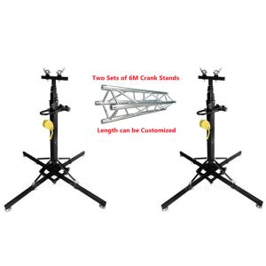 2M Adjustable Height Heavy Duty Light Truss Stand For Hanging Audio
