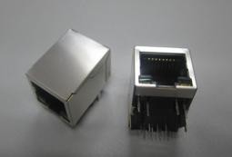 Cheap Female Rj45 Single Port 8 Pin Modular Connector With Leds For Industrial Use for sale