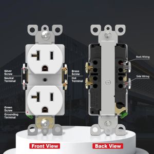125V Eletrical Receptacle Socket Tamper Resistant 2500W