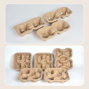 Paper Cup Holder 2/4/1 Coffee Paper Cup Holder Take Away Carrier Coffee Paper