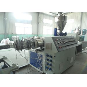 Light Weight Plastic Pipe Extrusion Line / Corrugated Pipe Extruder