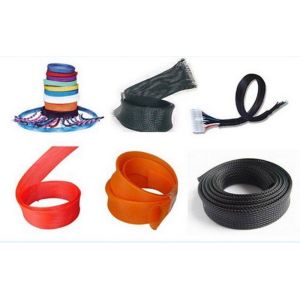 China Multi-Colored PET Expandable Braided Sleeving Knitted Cable Socks on sale