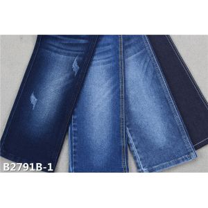 10OE Yarn No Slub 10 Oz Stretch Denim Fabric Rolls For Trousers