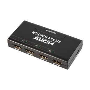 IR Remote Control 3x1 HDMI 4K Switcher