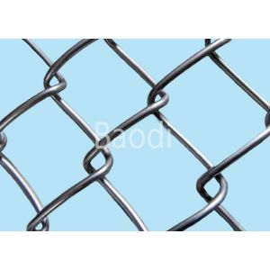 Chain Link Fence Privacy Screen , Low Carbon Steel Wire Cyclone Fence Panels