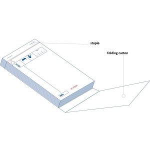 Professional Black EU Order Pads with Sequential Numbering 50 Checks Per Book