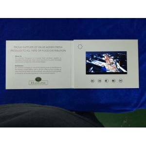 Cheap Innovative Video Card Mailer Lcd Screen For Food Distribution for sale