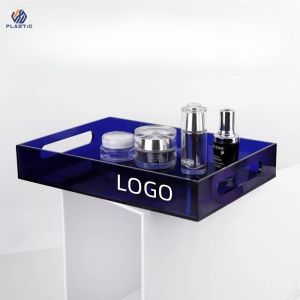 Multi Colored Clear Acrylic Storage Trays 3mm Thickness With Customizable Logo