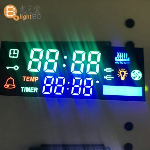 Multicolour Custom LED Display Wide Viewing Angle For Oven Timer Control Panel