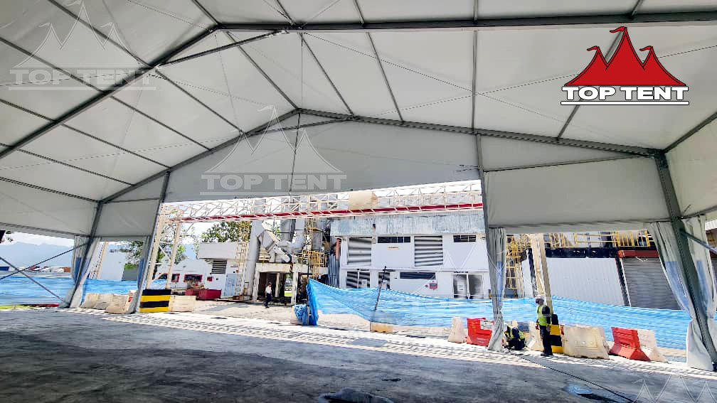 Customizable Industrial Storage Tent With Adjustable Lengths And Enhanced