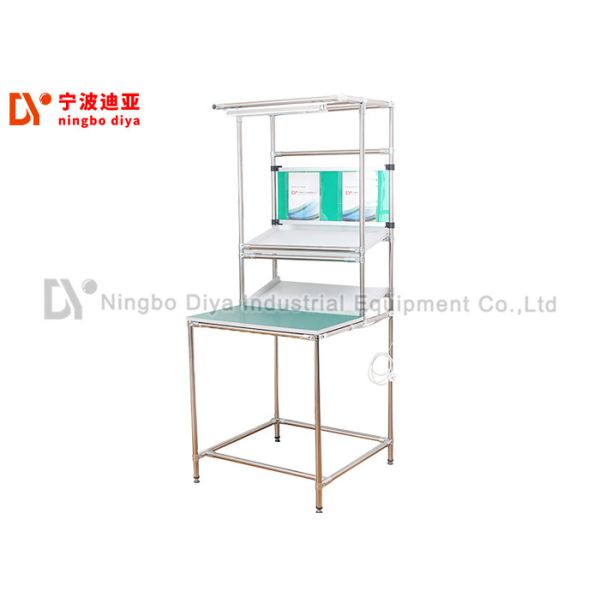 Quality Fire Resistant Production Industries Workbench With Stainless Steel Lean Tube wholesale