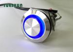 High Round Head Push Button Switch LED Illuminated , 22mm Illuminated Push