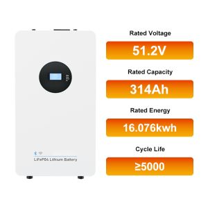 Cheap All in One Solar Battery Pack 51.2V 16kWh 314Ah Home Energy Storage System for sale