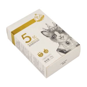 China 250GSM 1000pcs Nutritional Supplement Packaging Bronzing Custom For Pet 275GSM on sale