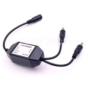 12v 1 Female to Splitter 2 Male DC Power on off Rotation Switch Controller LED