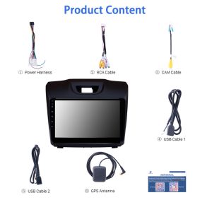 Android 10.0 Gps Navigation System 8 Core 32G Audio Stereo Car MP5 DVD