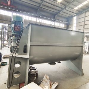 Custom-made Multifunctional Horizontal Twin-screw Band Stainless Steel Chemical