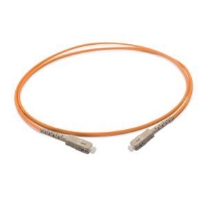China OM1 Simplex 3.0mm Sc To Sc Multimode Fiber Patch Cable , Orange Uniboot Patch Cord on sale China OM1 Simplex 3.0mm Sc To Sc Multimode Fiber Patch Cable , Orange Uniboot Patch Cord on sale