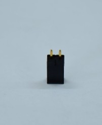 8.5h in-Line 2.54pH 1*2 Single Row Pin Au 15u'' Plated Terminals