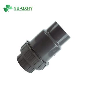 Tubular Structure PVC Ball Check Valve for Reversing Flow Direction and Swing