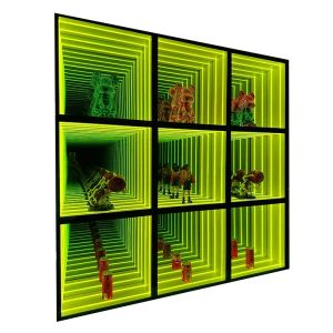 Custom Abyss Mirror Infinite Magic Mirror Display Cabinet for Commercial Store