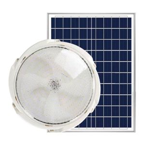 China Mosquito Proof LED Solar Ceiling Light With 12W Power And 60 LED Chips on sale