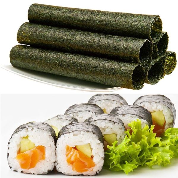 Quality 19*21cm Algas Nori For Sushi, Nori Sheet Roasted Seaweed Top-Grade Selection wholesale