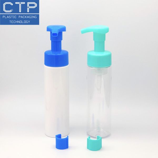 Foam Bottle Pump With Transparent Housing For Gentle Dispensing