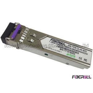 China 1.25Gbps BIDI Single Fiber LC SFP Optical Transceiver Single Mode 80Km DDM on sale