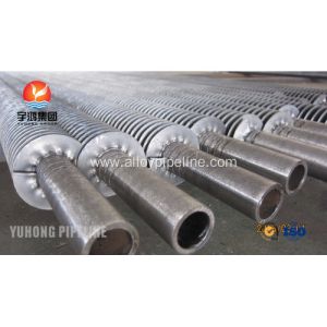 China Carbon Steel Fin Tube , Extruded Type ,  ASTM A179 with Aluminum 6063 , Air Cooler / Dry Kiln application on sale
