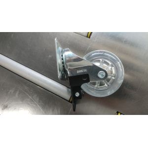 Swivel Transparent PU Casters Wheels For Furniture With 10-60KG Load Capacity