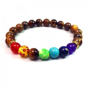 Cheap Hot Selling Chakra Mala Beads Spiritual Healing Jewelry 7 Chakra Bracelet for sale