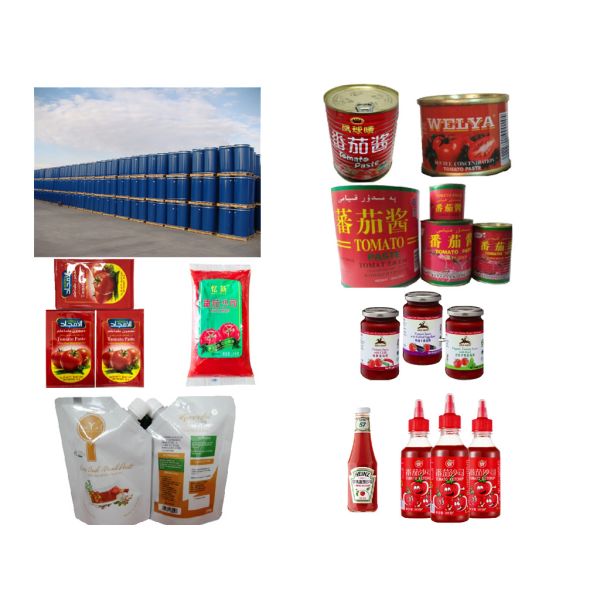 Customized Automatic Tomato Paste Production Line Turn Key 1-50T/H 28-30/36-38brix