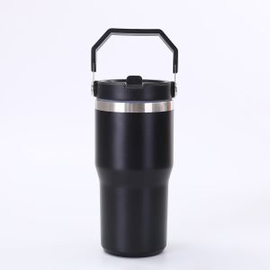 30 Oz Tumbler With Handle And Straw Lid Leakproof Double Insulated 30oz Cup