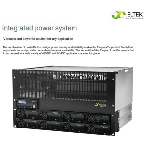 Eltek 48V 24V 150A To 600A 5U To 8U Telecom Hybrid System Flatpack2 Integrated