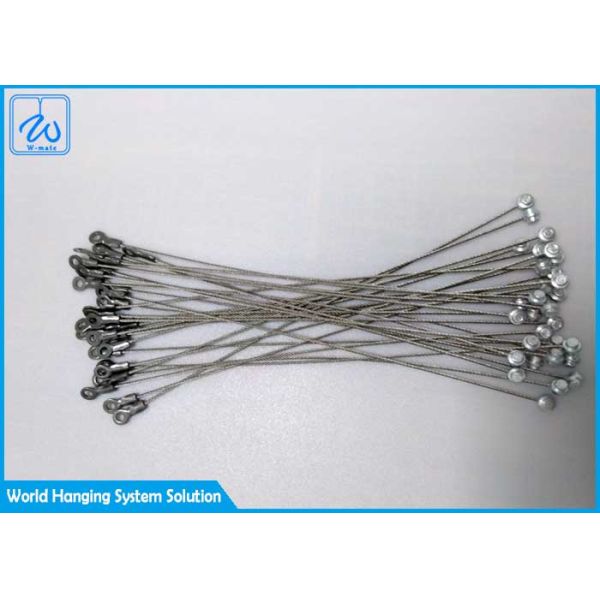 Galvanized Wire Rope Lanyard With Eyelet End Fitting For Hanging Ceiling Light